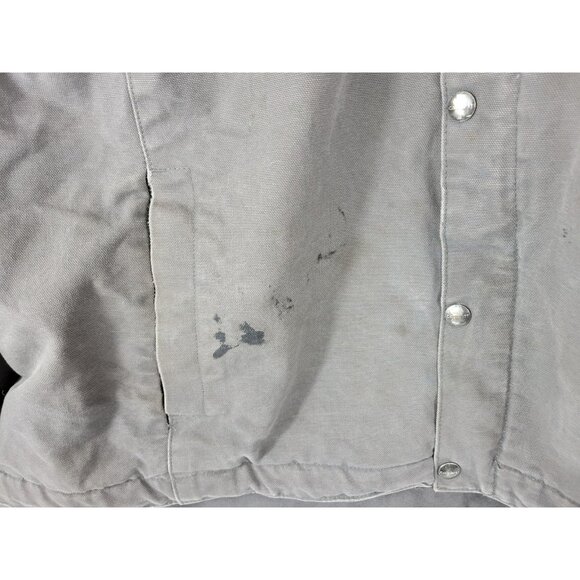 Carhartt Fleece Lined Relaxed Fit Coat Jacket Mens Size 3XL Gray Black 0J3826-M - Picture 4 of 11